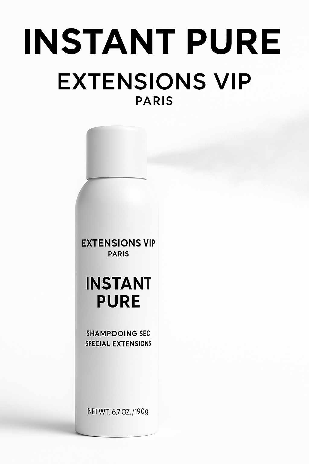 Instant Pure – Shampoing Sec Spécial Extensions